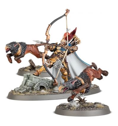 Warhammer AOS - Stormcast Eternals - Chevalier-Judicator avec Gryph-dogues