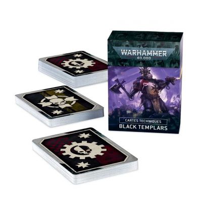 Black Templars - Cartes Techniques - Série Limitée - Stock Bas