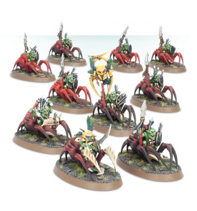 Warhammer AOS - Gloomspite Gitz - Grot Spider Riders