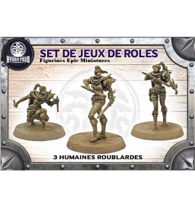 Set de Figurines Pour JDR - Humaines Roublardes