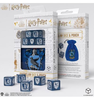 Harry Potter Serdaigle Set De Dés 6 et Bourse