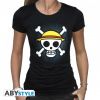 ONE PIECE T-shirt Femme Skull with map S