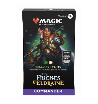 Précommande : MTG - Magic Deck Commander Les friches d'Eldraine - Valeur et Vertu