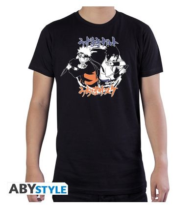 NARUTO SHIPPUDEN T-shirt Naruto & Sasuke XL