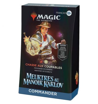 Magic The Gathering - Meutres au Manoir Karlov - Deck Commandeur Chasse aux Coupables