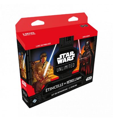 Star Wars Unlimited Etincelle De Rebéllion Kit De Demarrage