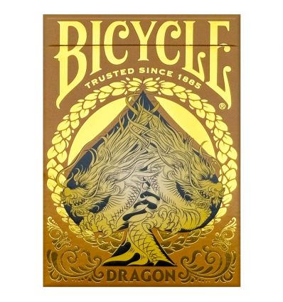 carte Bicycle - Dragon Gold