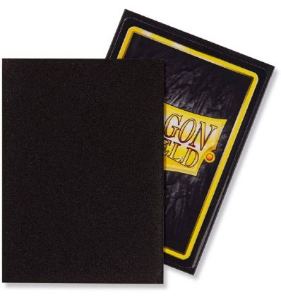 Protège Cartes Dragon Shield Format US - Noir Mat