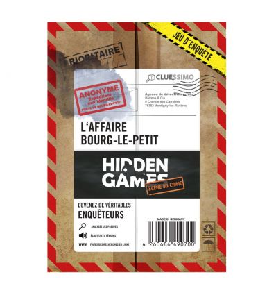 Hidden Games - L'affaire Bourg le Petit