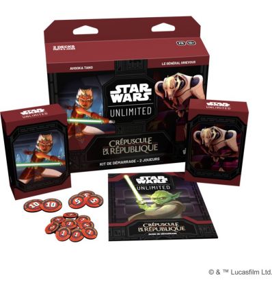 Star Wars Unlimited Crépuscule De La République Kit 2 Joueurs