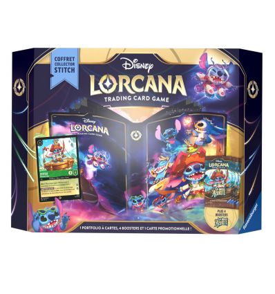 Lorcana S6 La Mer Azurite Coffret Cadeau Stitch