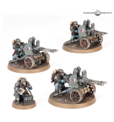 Astra Militarum v10 - ESCOUADE D'ARMES LOURDES DE KRIEG