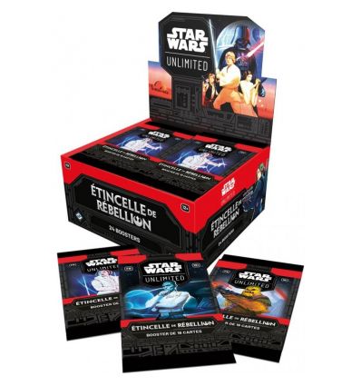 Star Wars Unlimited Etincelle De Rebellion Display