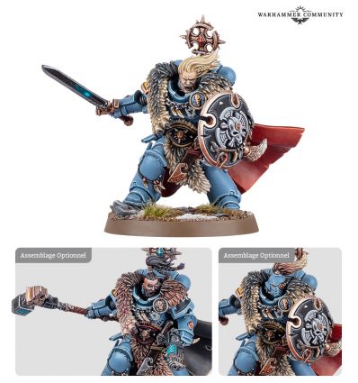 Space Wolves V10 -CHEF DE BATAILLE GARDE LOUP