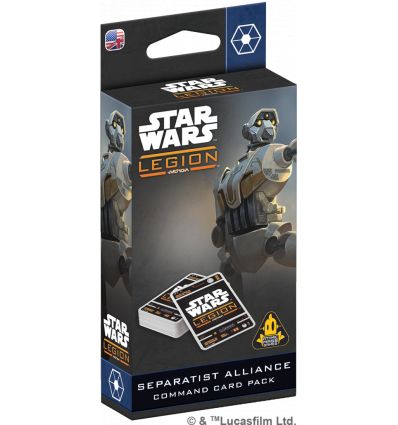 Star Wars Legion V2 - Cartes de commandement de l'Alliance Séparatiste