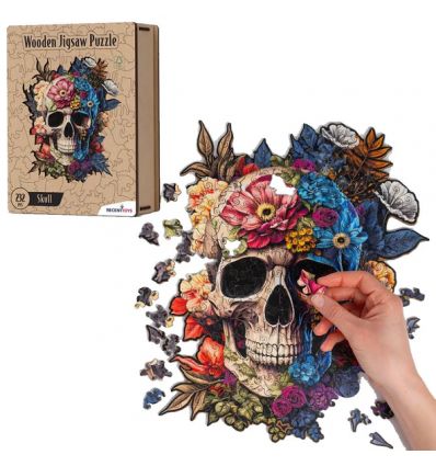 Puzzle En Bois - Skull