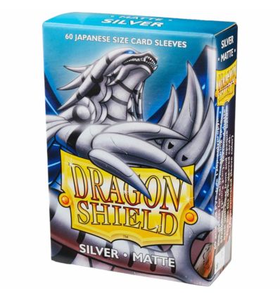 Dragon Shield - Format Japonais - Matte Silver