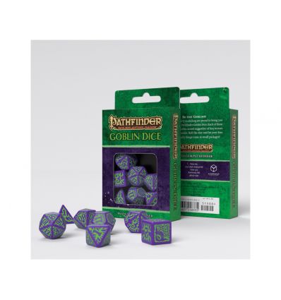 Set de Dés Pathfinder - Violet / Vert