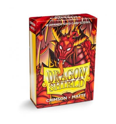 Dragon Shield - Format Japonais - Crimson Matte 