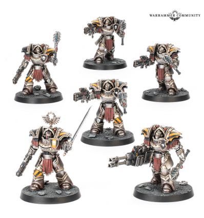 Horus Heresy - CATAPHRACTII TERMINATORS: PWR FISTS