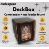 Made4Game - Deckbox Commander L 100 Noir/Orange