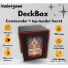 Made4Game - Deckbox Commander L 100 Noir/Rouge