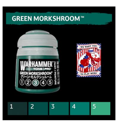 Warhammer Tone Pro -  GREEN MORKSHROOM 1 12ML ROW