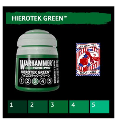 Warhammer Tone Pro -  HIEROTEK GREEN 1 12ML ROW