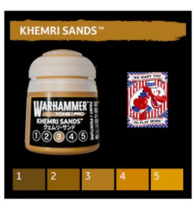 Warhammer Tone Pro -  KHEMRI SANDS 2 12ML ROW