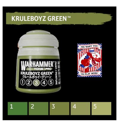 Warhammer Tone Pro -  KRULEBOYZ GREEN 1 12ML ROW