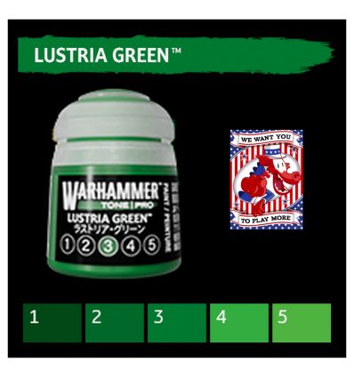 Warhammer Tone Pro -  LUSTRIA GREEN 5 12ML ROW