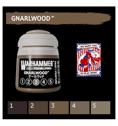 Warhammer Tone Pro -  GNARLWOOD 3 12ML ROW